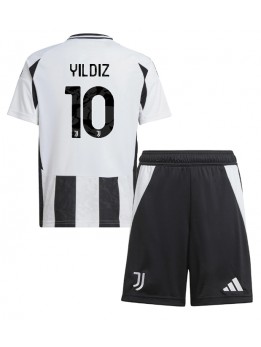 Billige Juventus Kenan Yildiz #10 Hjemmedraktsett Barn 2024-25 Kortermet (+ Korte bukser)